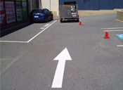 One Way Markings